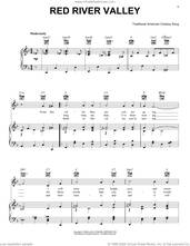 Cover icon of The Red River Valley sheet music for voice, piano or guitar, intermediate skill level