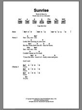 Cover icon of Sunrise sheet music for guitar (chords) by Norah Jones and Lee Alexander, intermediate skill level