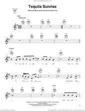 Cover icon of Tequila Sunrise sheet music for ukulele by Don Henley, The Eagles and Glenn Frey, intermediate skill level