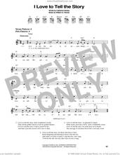 Cover icon of I Love To Tell The Story sheet music for guitar solo (chords) by William G. Fischer and A. Catherine Hankey, easy guitar (chords)