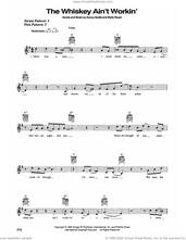 Cover icon of The Whiskey Ain't Workin' sheet music for guitar solo (chords) by Travis Tritt and Marty Stuart, Marty Stuart and Ronny Scaife, easy guitar (chords)