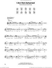 Cover icon of I Am Not Ashamed sheet music for guitar solo (chords) by Janet Paschal, Constant Change and Dawn Ann Thomas, easy guitar (chords)