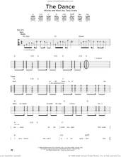 Cover icon of The Dance sheet music for guitar solo by Garth Brooks and Tony Arata, intermediate skill level