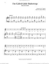 Cover icon of (I'm Called) Little Buttercup sheet music for voice and piano by Gilbert & Sullivan, Richard Walters, Arthur Sullivan and William S. Gilbert, classical score, intermediate skill level