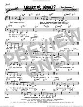 Cover icon of What's New? (Low Voice) sheet music for voice and other instruments (real book with lyrics) by Bob Crosby and His Orchestra, Bob Haggart and John Burke, intermediate skill level