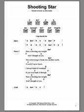 Cover icon of Shooting Star sheet music for guitar (chords) by Bob Dylan, intermediate skill level