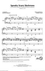 Cover icon of Spooky Scary Skeletons (arr. Roger Emerson) sheet music for choir (2-Part Mixed) by Andrew Gold and Roger Emerson, intermediate skill level
