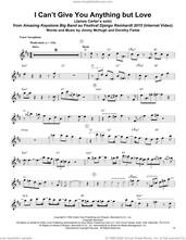 Cover icon of I Can't Give You Anything But Love sheet music for tenor saxophone solo (transcription) by James Carter, Dorothy Fields and Jimmy McHugh, intermediate tenor saxophone (transcription)
