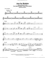 Cover icon of Jam For Bobbie sheet music for tenor saxophone solo (transcription) by Benny Golson, intermediate tenor saxophone (transcription)