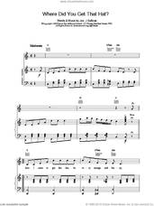Cover icon of Where Did You Get That Hat? sheet music for voice, piano or guitar by Jos J Sullivan, intermediate skill level