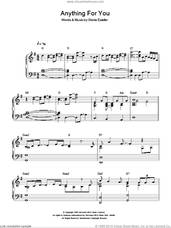 Cover icon of Anything For You sheet music for piano solo by Gloria Estefan, intermediate skill level