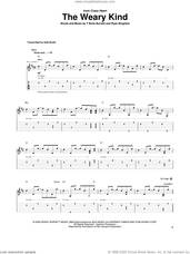 Cover icon of The Weary Kind (Theme From Crazy Heart) sheet music for guitar (tablature) by Ryan Bingham, Crazy Heart (Movie) and T-Bone Burnett, intermediate skill level