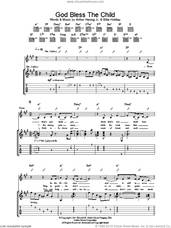Cover icon of God Bless The Child sheet music for guitar (tablature) by Eva Cassidy and Miscellaneous, intermediate skill level