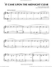 Cover icon of It Came Upon The Midnight Clear [Jazz version] (arr. Frank Mantooth) sheet music for piano solo by Richard Storrs Willis, Frank Mantooth and Edmund Hamilton Sears, intermediate skill level