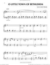 Cover icon of O Little Town Of Bethlehem [Jazz version] (arr. Frank Mantooth) sheet music for piano solo by Lewis Redner, Frank Mantooth and Phillips Brooks, intermediate skill level