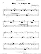 Cover icon of Away In A Manger [Jazz version] (arr. Frank Mantooth) sheet music for piano solo , Frank Mantooth, John T. McFarland (v.3) and William J. Kirkpatrick, intermediate skill level