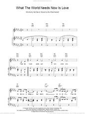 What The World Needs Now Is Love sheet music download