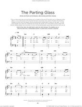 Cover icon of The Parting Glass sheet music for piano solo by Ed Sheeran, Jake Gosling and Peter Gosling, beginner skill level