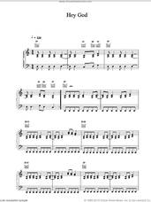 Cover icon of Hey God sheet music for voice, piano or guitar by Bon Jovi and RICHIE SAMBORA, intermediate skill level