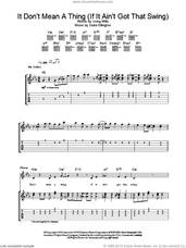 Cover icon of It Don't Mean A Thing (If It Ain't Got That Swing) sheet music for guitar (tablature) by Eva Cassidy and Duke Ellington, intermediate skill level