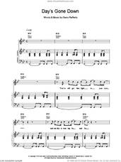 Cover icon of Day's Gone Down sheet music for voice, piano or guitar by Gerry Rafferty, intermediate skill level