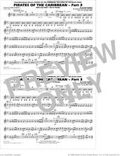 Cover icon of Pirates of the Caribbean, part 3 (arr. michael brown) sheet music for marching band (mallet percussion 1) by Klaus Badelt, Michael Brown and Will Rapp, intermediate skill level