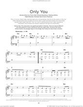 Cover icon of Only You sheet music for piano solo by Cheat Codes and Little Mix, Matthew Elifritz, Nicholas Gale, Pablo Bowman, Richard Boardman and Trevor Dahl, beginner skill level