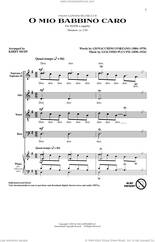 Cover icon of O Mio Babbino Caro (arr. Kirby Shaw) sheet music for choir (SSATB) by Giacomo Puccini and Kirby Shaw, intermediate skill level