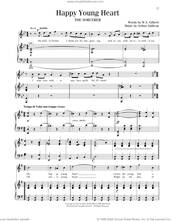 Cover icon of Happy Young Heart (from The Sorcerer) sheet music for voice and piano by Gilbert & Sullivan, Richard Walters, Arthur Sullivan and William S. Gilbert, classical score, intermediate skill level