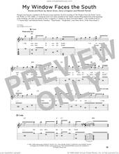 Cover icon of My Window Faces The South (arr. Fred Sokolow) sheet music for guitar (tablature) by Abner Silver, Fred Sokolow, Jerry Livingston and Mitchell Parish, intermediate skill level
