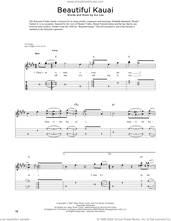 Cover icon of Beautiful Kauai (arr. Fred Sokolow) sheet music for guitar (tablature) by Kui Lee and Fred Sokolow, intermediate skill level