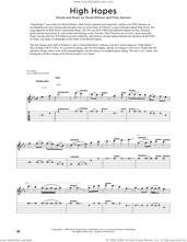 Cover icon of High Hopes (arr. Fred Sokolow) sheet music for guitar (tablature) by Pink Floyd, Fred Sokolow, David Gilmour and Polly Samson, intermediate skill level