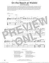 Cover icon of On The Beach At Waikiki (arr. Fred Sokolow) sheet music for guitar (tablature) by G.H. Stover, Fred Sokolow and Henry Kailimaie, intermediate skill level