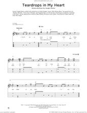 Cover icon of Teardrops In My Heart (arr. Fred Sokolow) sheet music for guitar (tablature) by The Sons Of The Pioneers, Fred Sokolow, Rex Allen, Jr. and Vaughn Horton, intermediate skill level