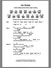 Cover icon of Air Guitar sheet music for guitar (chords) by Ben & Jason, Ben Parker and Jason Hazeley, intermediate skill level