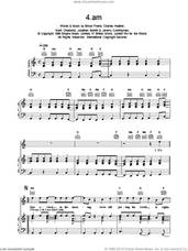 Cover icon of 4am sheet music for voice, piano or guitar by The Levellers, CHADWICK, Charles Heather and FRIEND, intermediate skill level