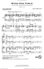 Cover icon of With One Voice sheet music for choir (2-Part) by Kirby Shaw and Markita Shaw, intermediate duet