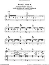 Cover icon of Haven't Made It sheet music for voice, piano or guitar by The Levellers, CHADWICK, Charles Heather and FRIEND, intermediate skill level