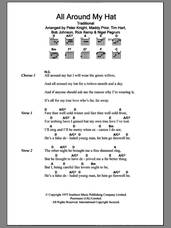 Cover icon of All Around My Hat sheet music for guitar (chords) by Steeleye Span, Bob Johnson, Maddy Prior, Nigel Pegrum, Peter Knight, Rick Kemp, Tim Hart and Miscellaneous, intermediate skill level