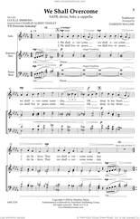 Cover icon of We Shall Overcome sheet music for choir (SATB: soprano, alto, tenor, bass) by Dareion Malone, intermediate skill level
