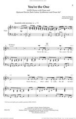 Cover icon of You're The One sheet music for choir (SATB: soprano, alto, tenor, bass) by Raymond Wise, intermediate skill level
