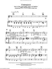 Cover icon of Centerpiece / Blues Backstage sheet music for voice, piano or guitar by Van Morrison, Frank Foster and Jon Hendricks, intermediate skill level