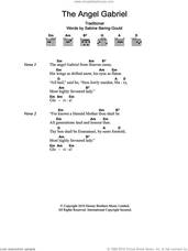 Cover icon of The Angel Gabriel sheet music for guitar (chords), intermediate skill level
