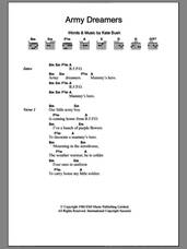 Cover icon of Army Dreamers sheet music for guitar (chords) by Kate Bush, intermediate skill level