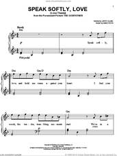 Cover icon of Speak Softly, Love (Love Theme) sheet music for piano solo by Andy Williams, Larry Kusik and Nino Rota, easy skill level