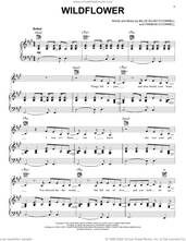 Cover icon of WILDFLOWER sheet music for voice, piano or guitar by Billie Eilish, intermediate skill level