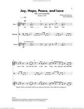 Cover icon of Joy, Hope, Peace, And Love sheet music for choir (SSA: soprano, alto) by Gary Packwood, intermediate skill level