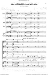 Cover icon of Once I Filled My Hand With Mist sheet music for choir (SATB Divisi) by Zanaida Stewart Robles and Gibran Khalil Gibran, intermediate skill level