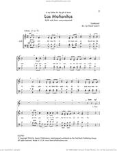 Cover icon of Las Mananitas sheet music for choir (SATB: soprano, alto, tenor, bass) by Oscar Luna, intermediate skill level