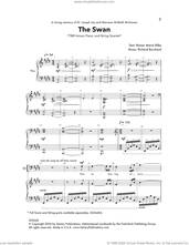 Cover icon of The Swan sheet music for choir (TTBB: tenor, bass) by Richard Burchard and Rainer Maria Rilke, intermediate skill level